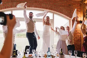 Napkin waving