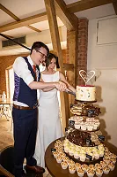 Cutting the cake