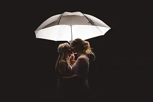 Moonlit umbrella