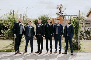 Groom and ushers