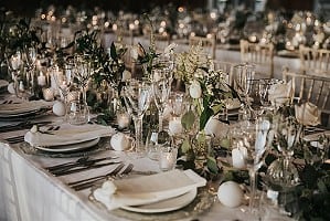 Close up of tables