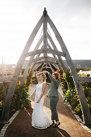 Dancing under the arches