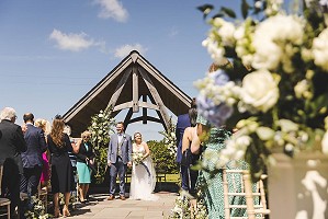 Walking back down the aisle
