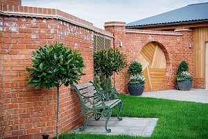 Courtyard and Millstone Gate